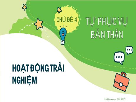 Bài giảng Hoạt động trải nghiệm 2 (Kết nối tri thức) - Chủ đề 4 - Bài 13: Em tự làm lấy việc của mình - Lê Thị Quyên
