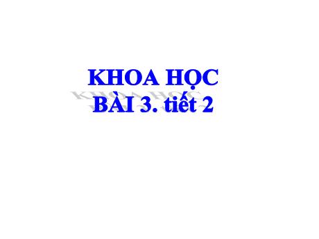 Bài giảng Khoa học 4 (Kết nối tri thức) - Bài 3: Sự ô nhiễm và bảo vệ nguồn nước. Một số cách làm sạch nước (Tiết 2) - Năm học 2024-2025 - Lê Thị Quyên