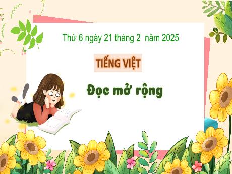 Bài giảng Tiếng Việt 2 (Kết nối tri thức) - Bài (Đọc mở rộng): Tìm đọc sách, báo, viết về động vật hoang dã - Năm học 2024-2025 - Trần Thị Hoài Trang