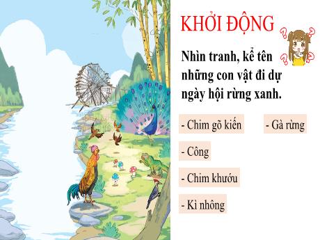 Bài giảng Tiếng Việt 3 (Kết nối tri thức) - Bài (Đọc): Ngày hội rừng xanh (Tiết 1+2) - Trần Thị Mai Hương