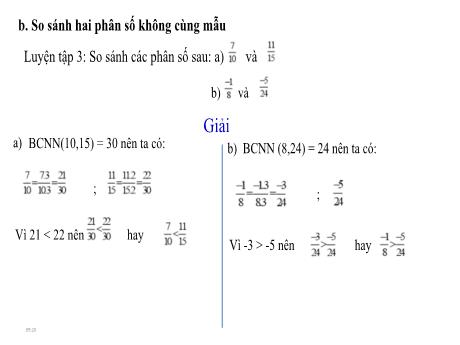 Bài giảng Toán 6 (Kết nối tri thức) - Bài 24: So sánh phân số - Trường THCS Đông Tây Hưng