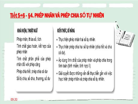Bài giảng Toán 6 (Kết nối tri thức) - Bài 4: Phép nhân và phép chia số tự nhiên - Trường THCS Đông Tây Hưng