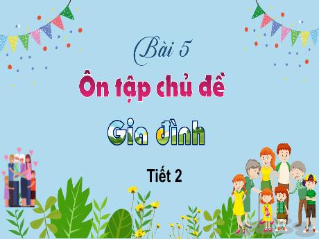 Bài giảng Tự nhiên xã hội 2 (Kết nối tri thức) - Bài 5: Ôn tập chủ đề gia đình (Tiết 2) - Năm học 2024-2025 - Lê Thị Quyên